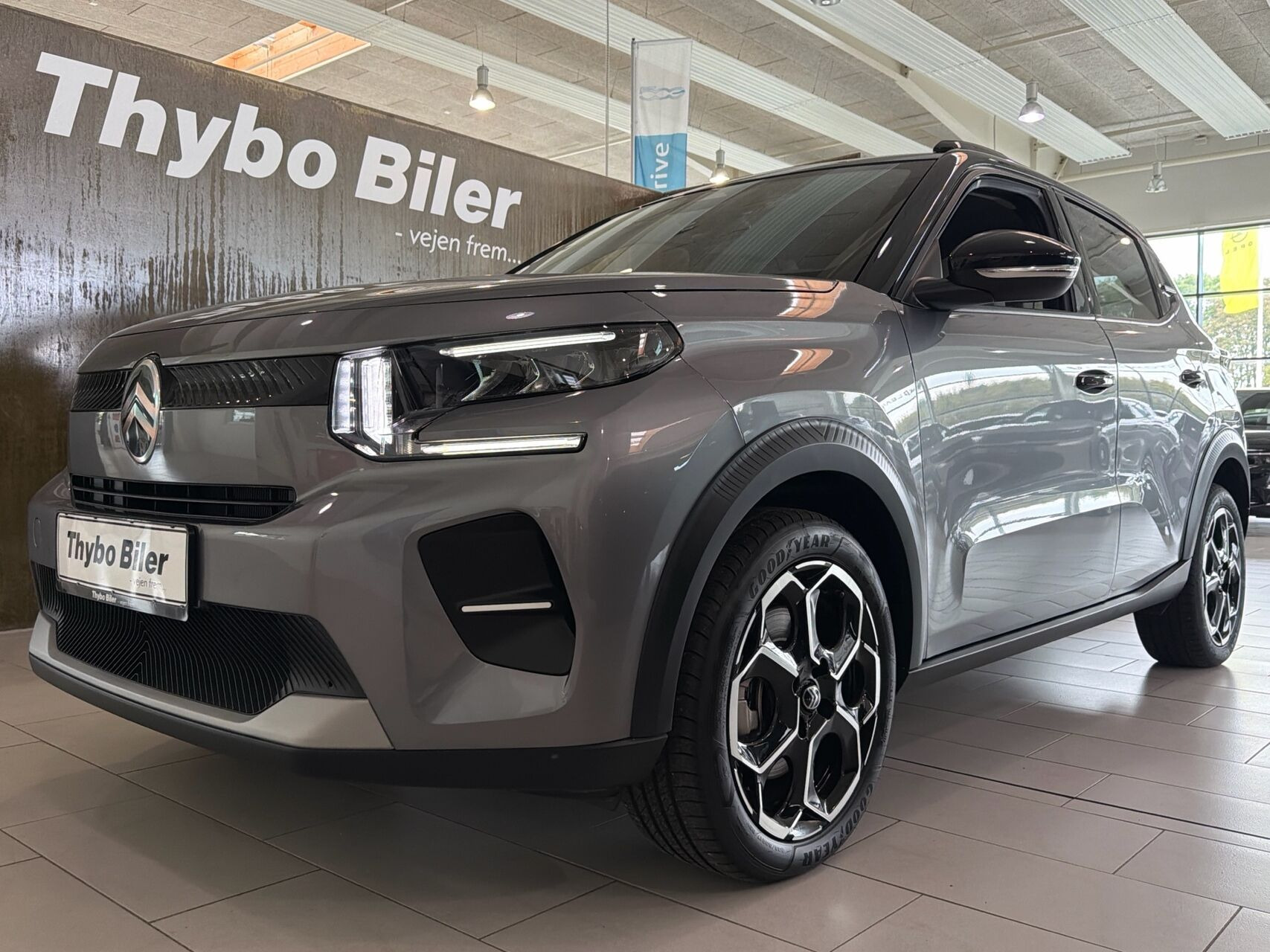 Grå Citroën ë-C3 fra 2025