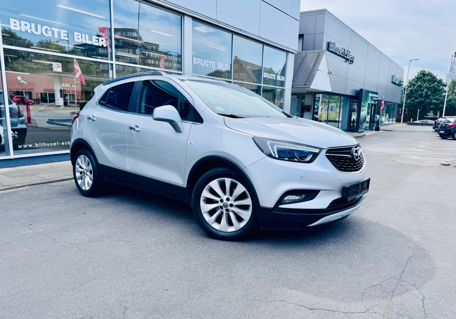 Sølv Opel Mokka X fra 2017