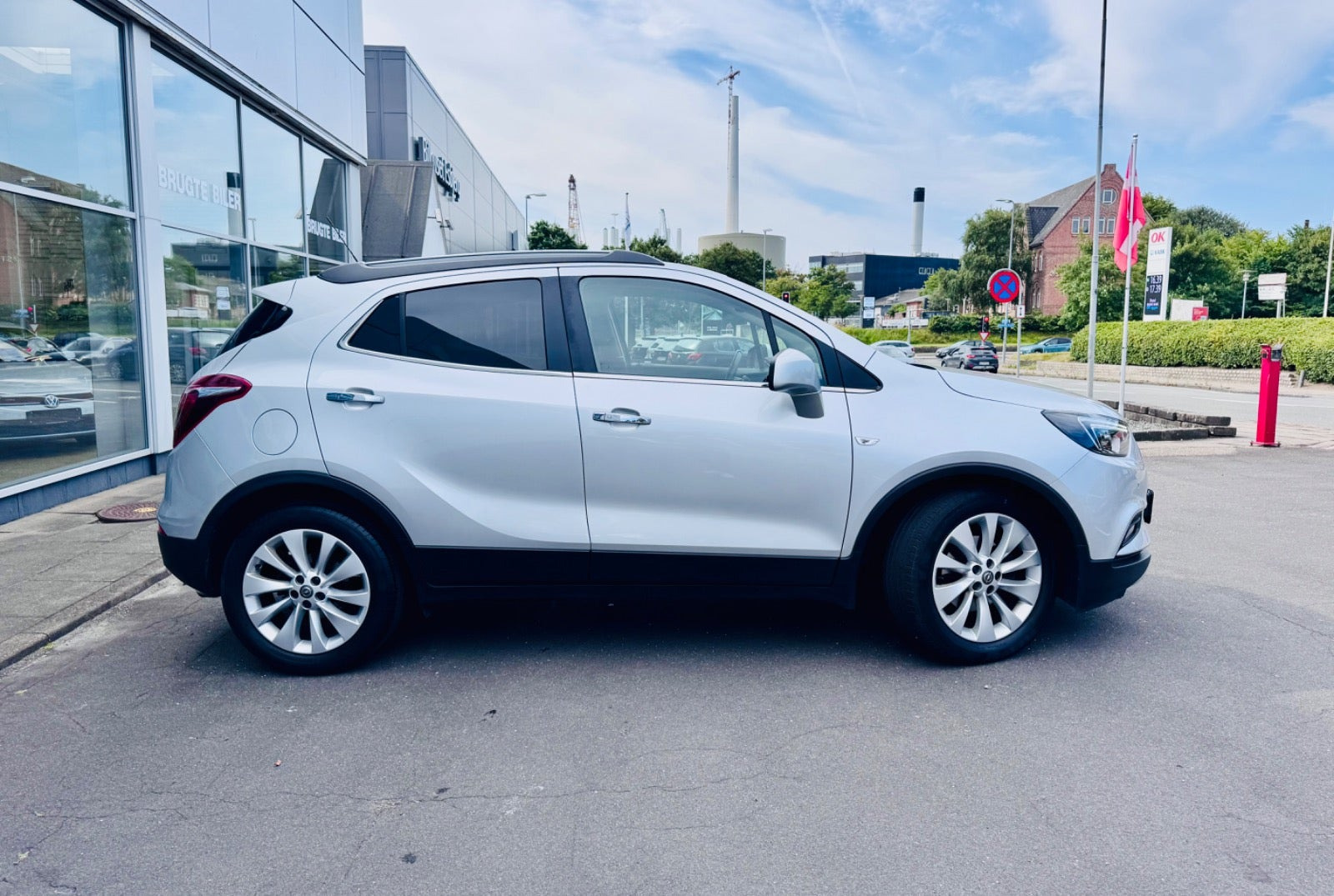 Sølv Opel Mokka X fra 2017