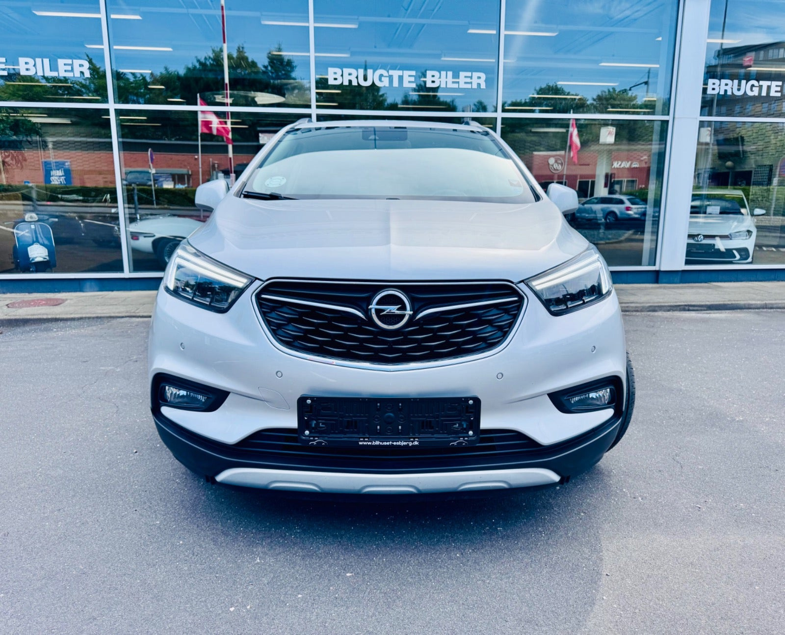 Sølv Opel Mokka X fra 2017