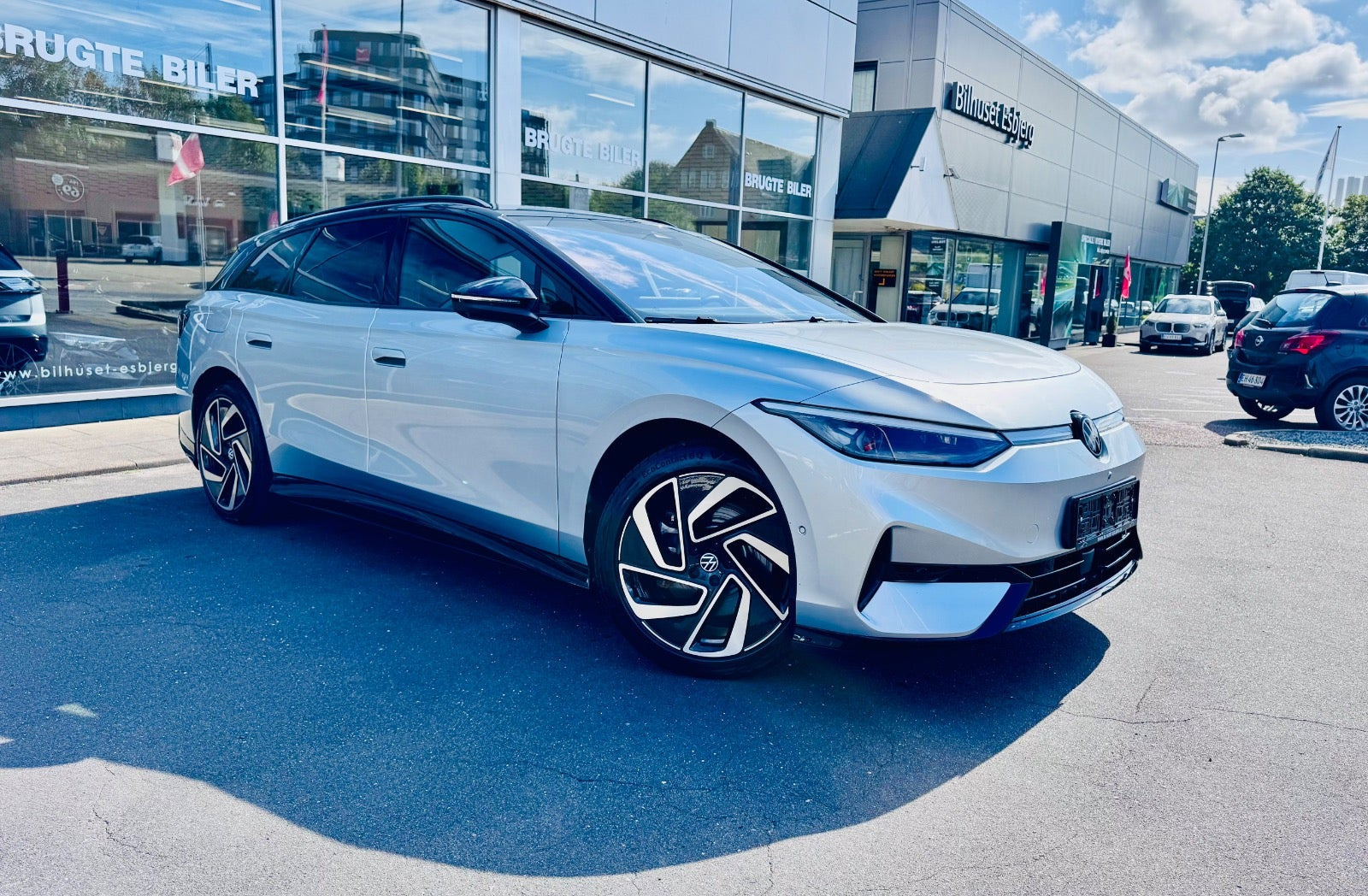 Sølv VW ID.7 fra 2025