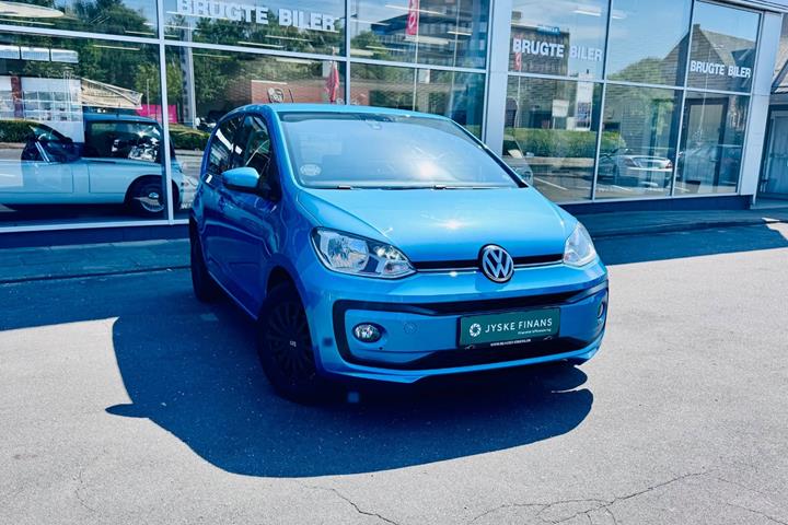 Blå VW UP! fra 2017
