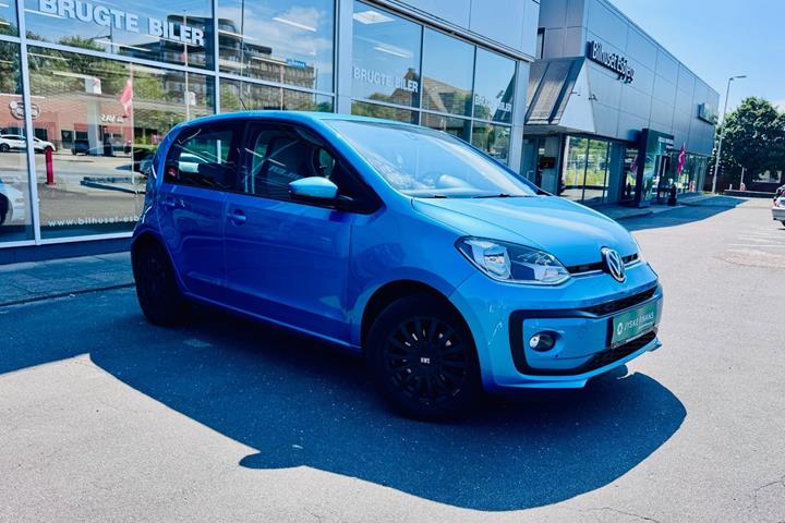 Blå VW UP! fra 2017