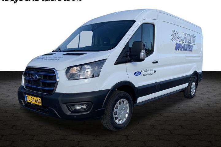 Hvid Ford E-Transit 350 L3 Van fra 2022