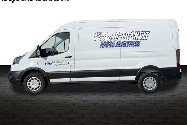 Hvid Ford E-Transit 350 L3 Van fra 2022