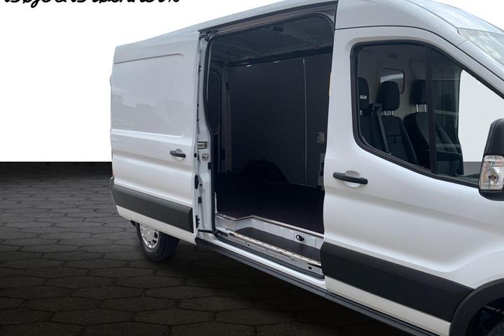 Hvid Ford E-Transit 350 L3 Van fra 2022