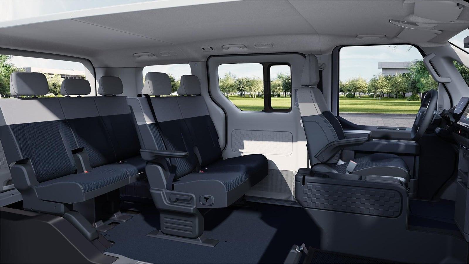 Hvid Ford Transit Courier fra 2022