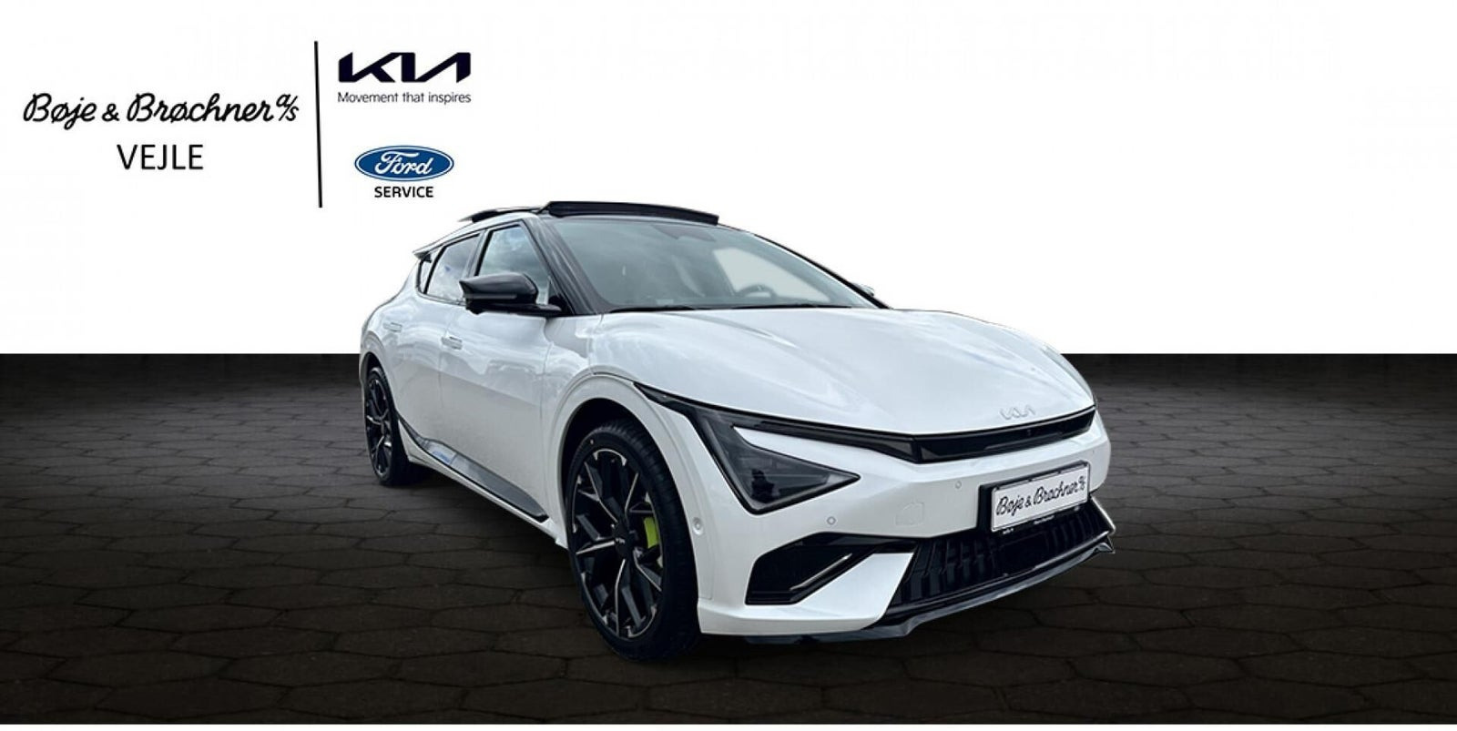 Hvid Kia EV6 fra 2026
