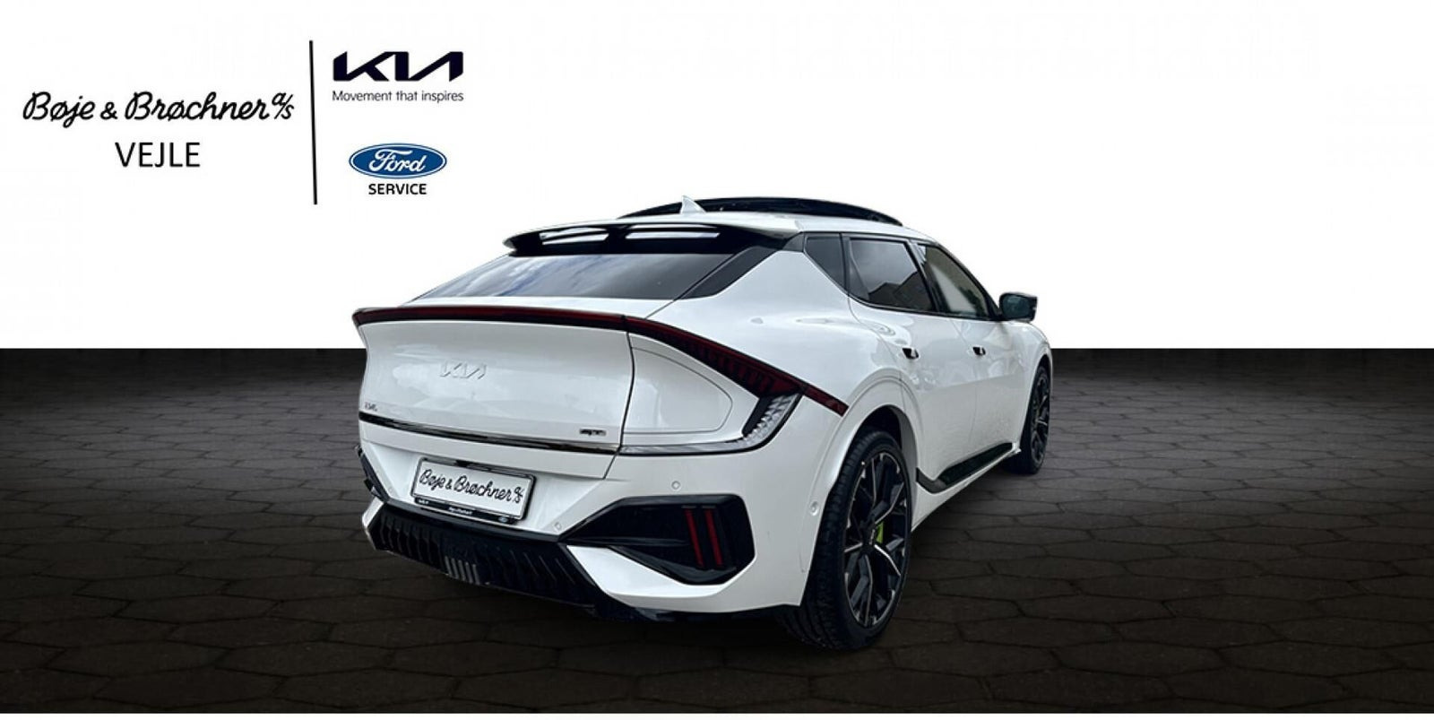 Hvid Kia EV6 fra 2026