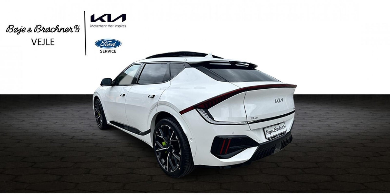 Hvid Kia EV6 fra 2026