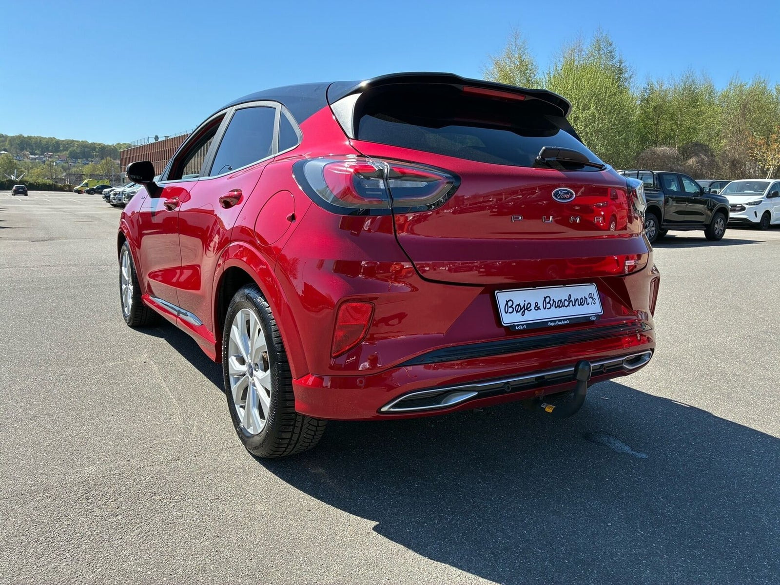 Rød Ford Puma fra 2021