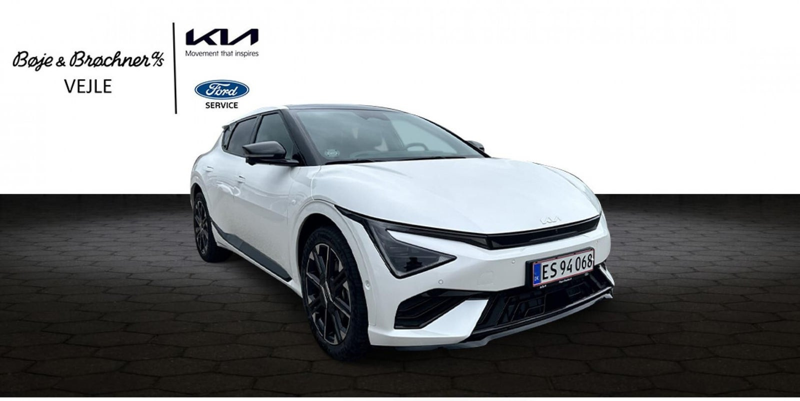 Hvid Kia EV6 fra 2026