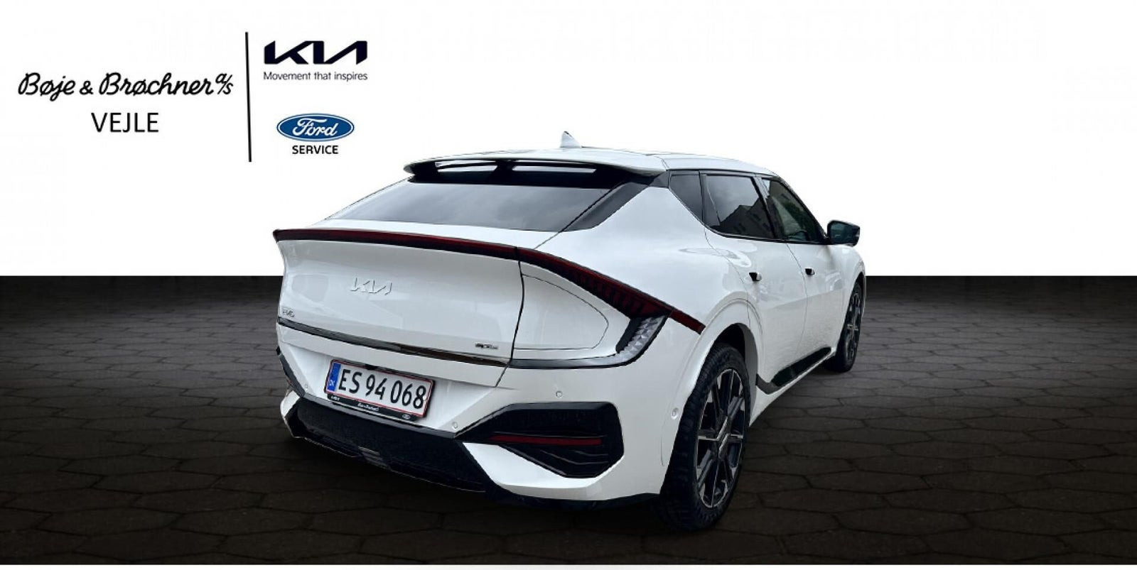 Hvid Kia EV6 fra 2026