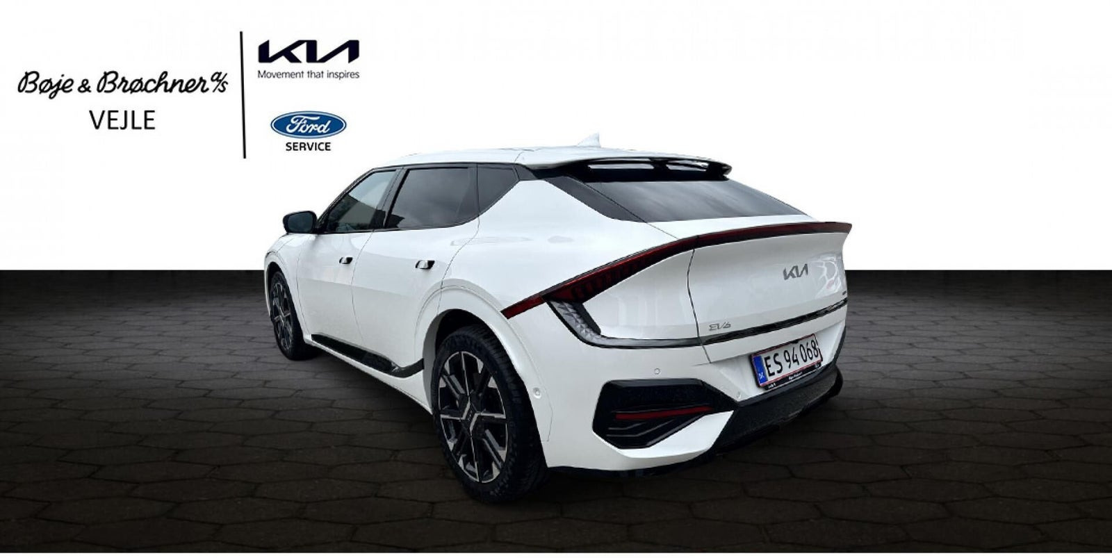 Hvid Kia EV6 fra 2026