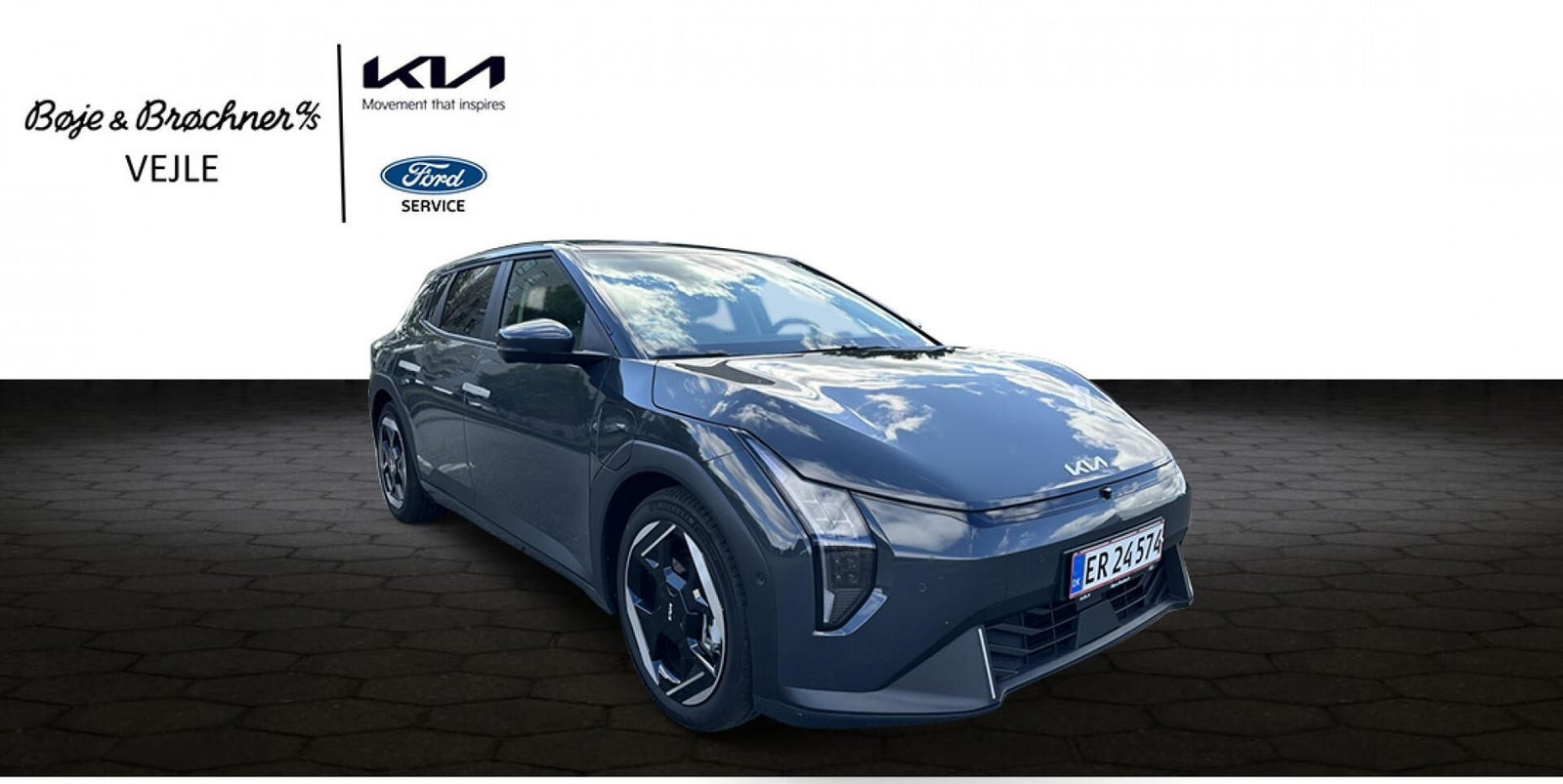 Grå Kia EV4 fra 2026