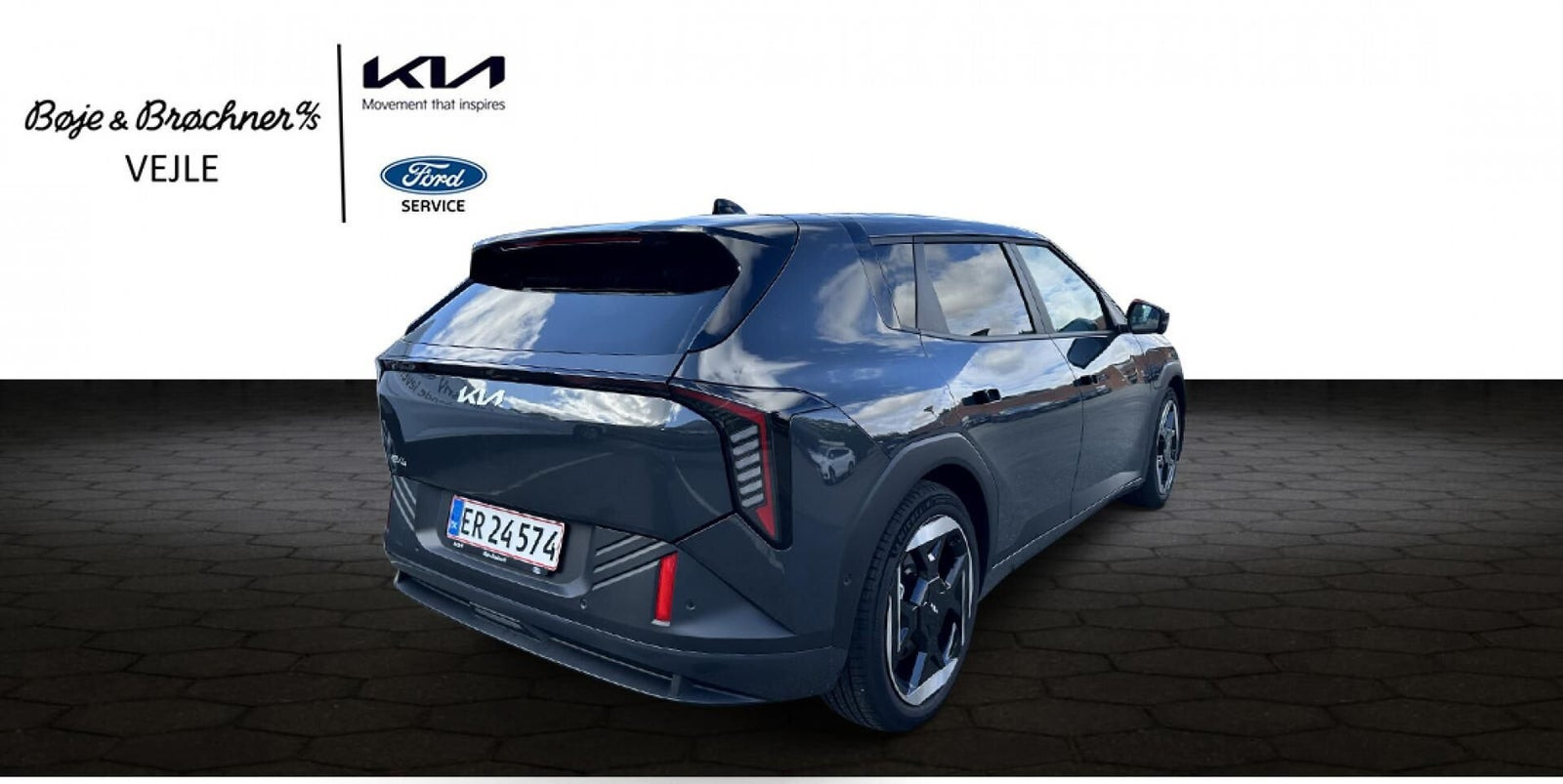 Grå Kia EV4 fra 2026
