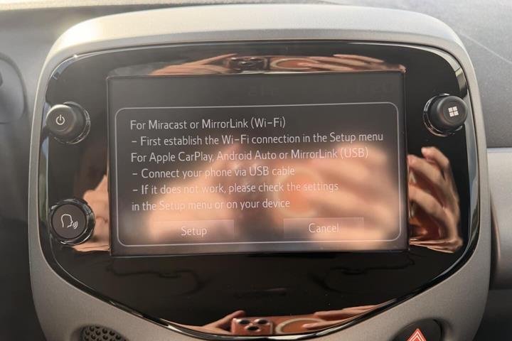 Sort Toyota Aygo fra 2019