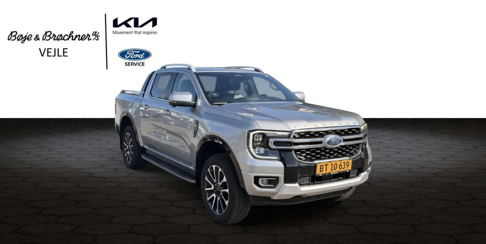 Sølv Ford Ranger fra 2025