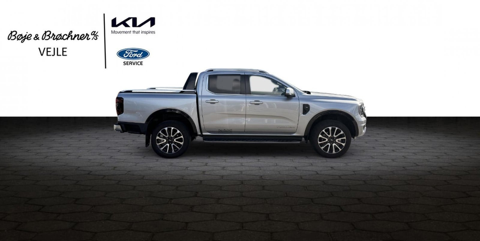 Sølv Ford Ranger fra 2025