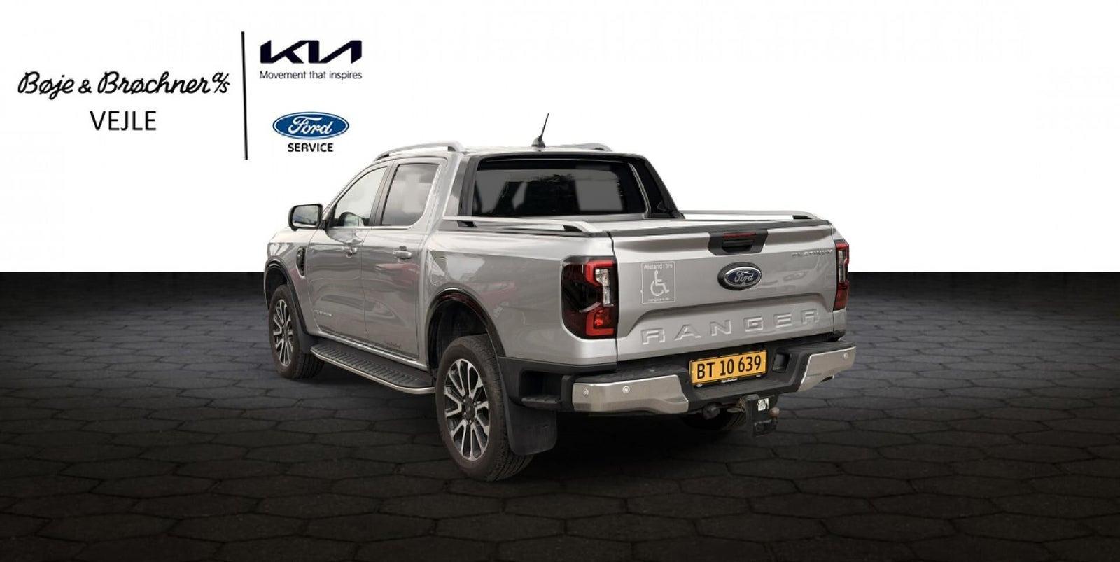 Sølv Ford Ranger fra 2025