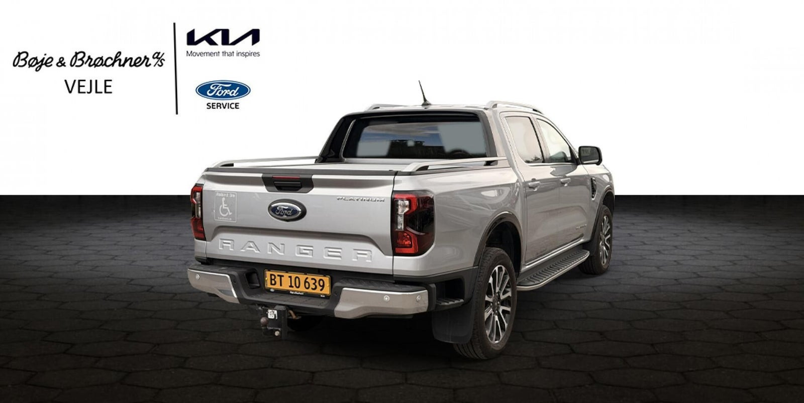 Sølv Ford Ranger fra 2025