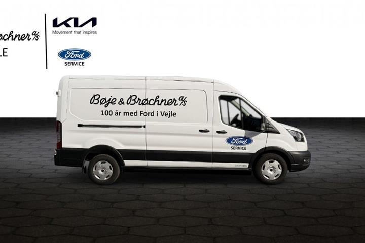 Hvid Ford Transit 350 L3 Van fra 2025