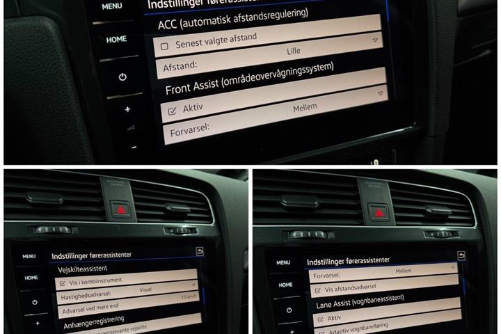 Sort VW Golf VII fra 2018