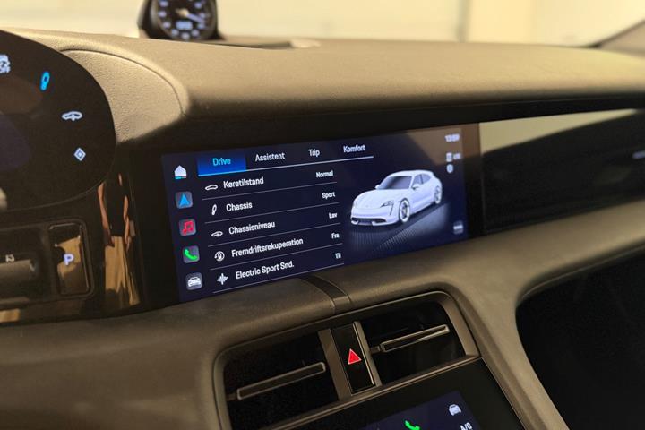Sort Porsche Taycan 4S fra 2022