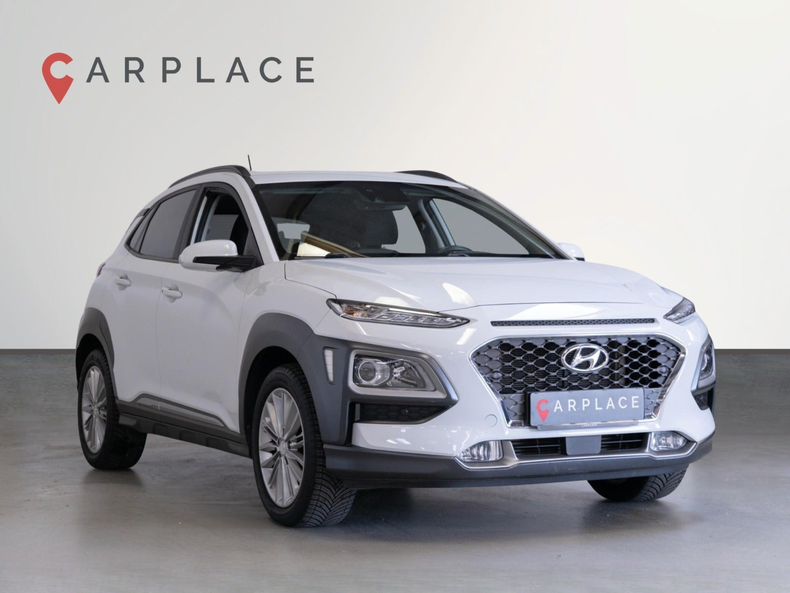 Hvid Hyundai Kona fra 2020