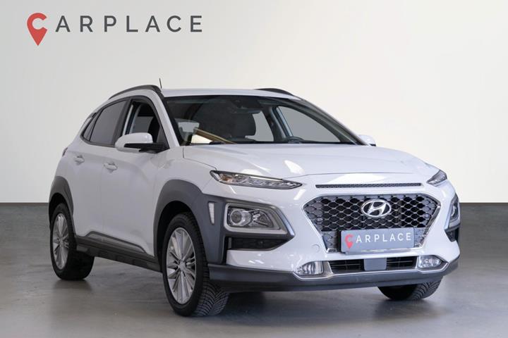 Hvid Hyundai Kona fra 2020