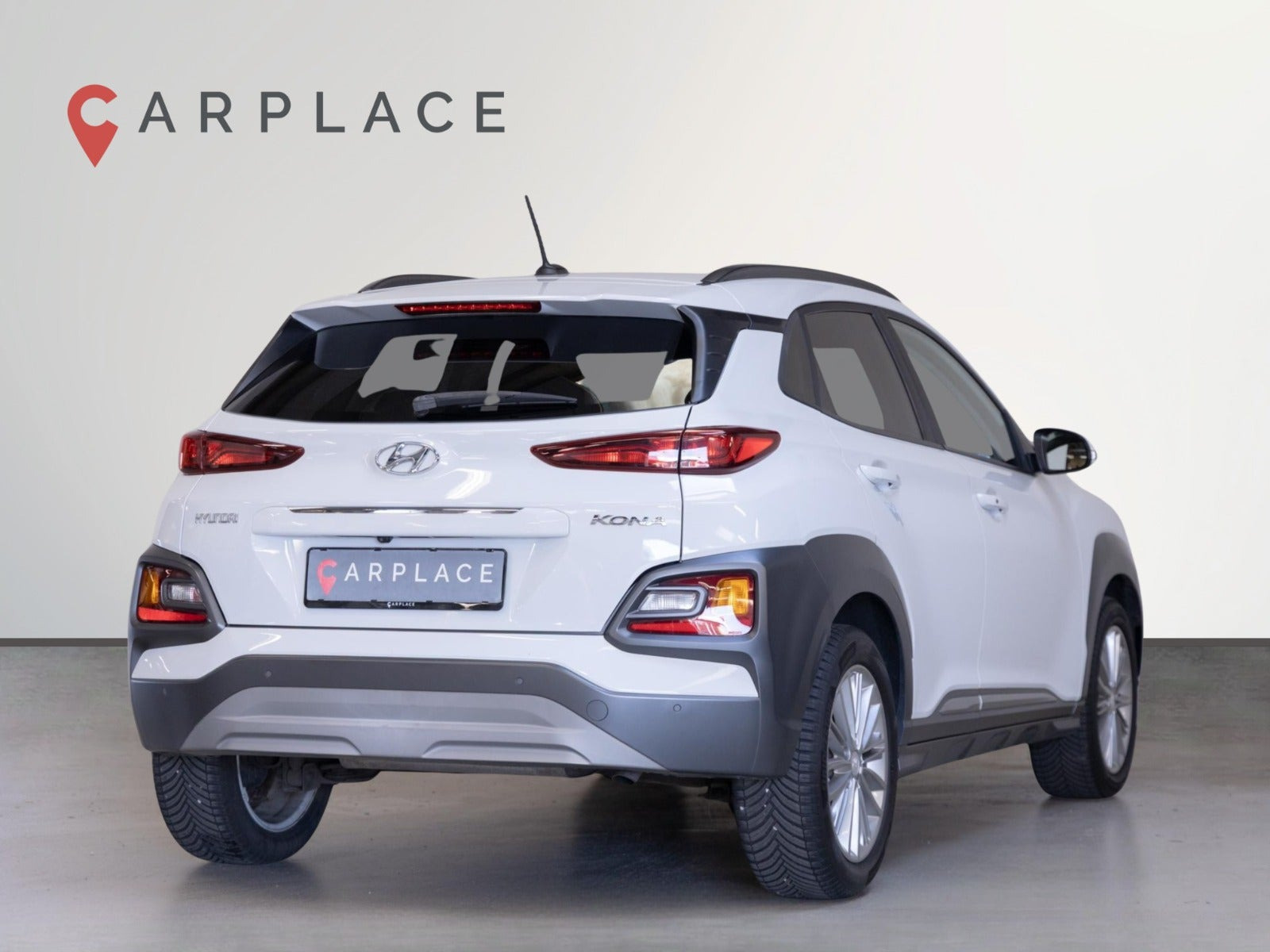 Hvid Hyundai Kona fra 2020