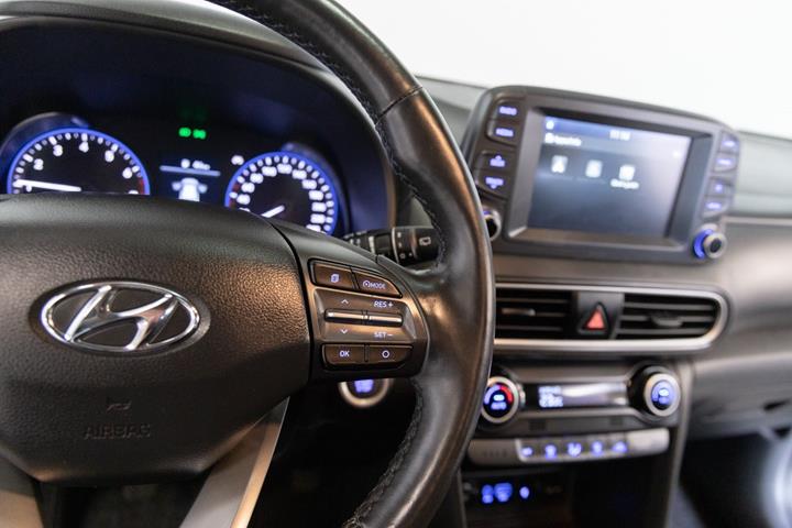 Hvid Hyundai Kona fra 2020