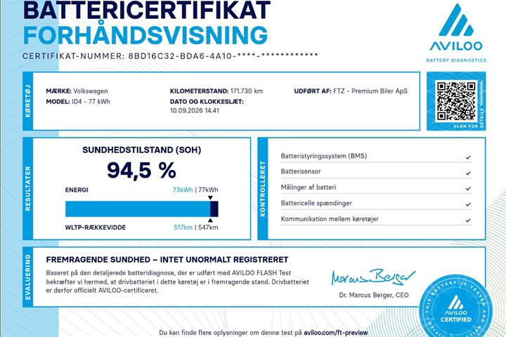 Grå VW ID.4 fra 2023