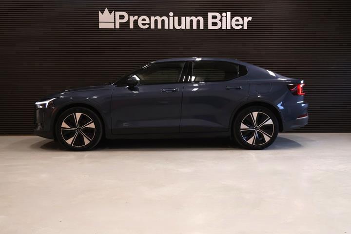Blå Polestar 2 fra 2023