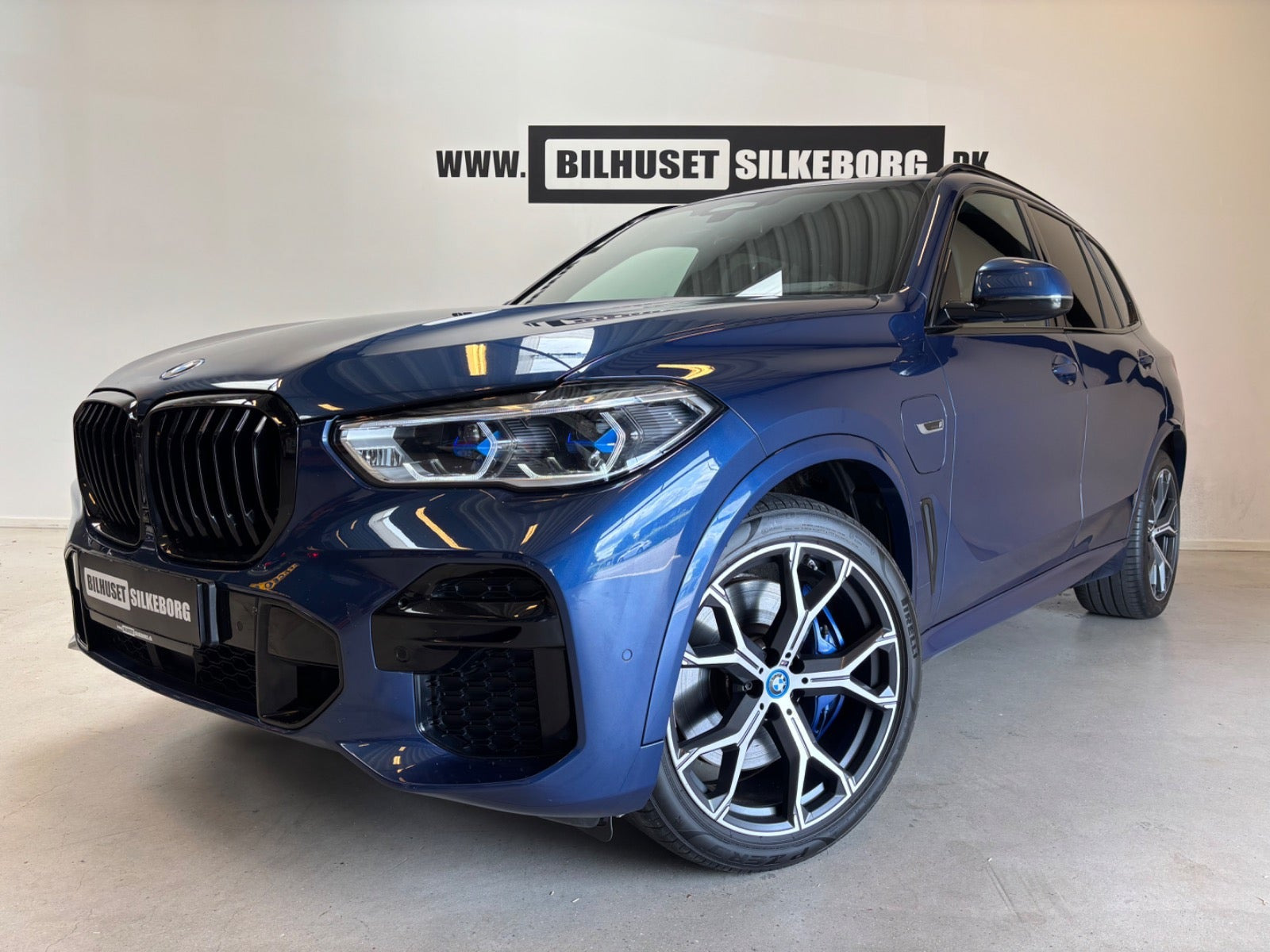 Blå BMW X5 fra 2022