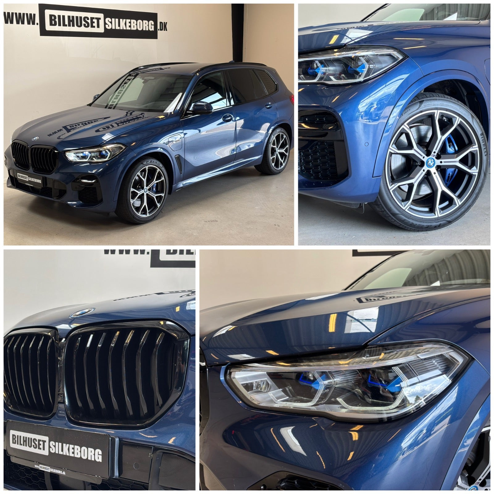 Blå BMW X5 fra 2022