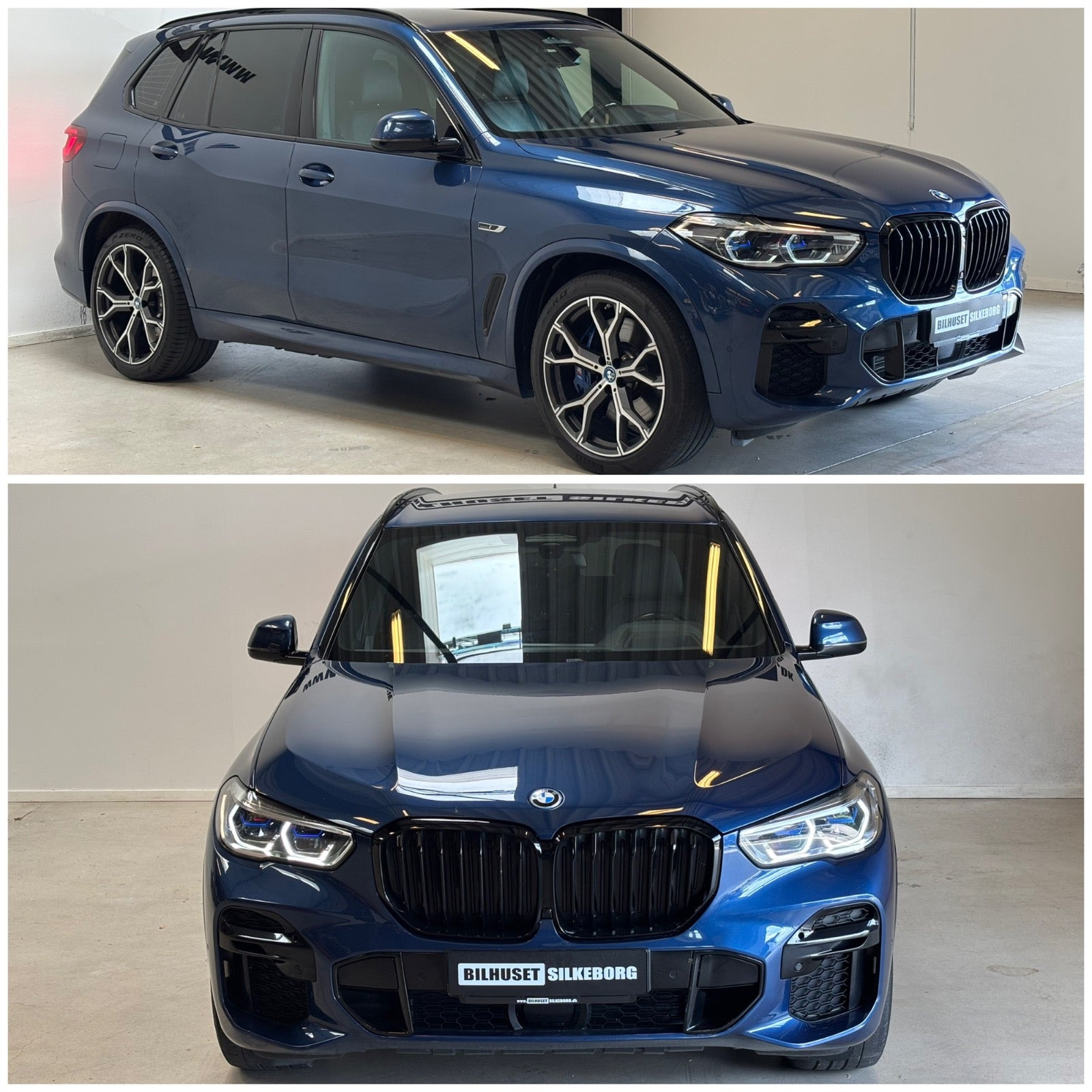 Blå BMW X5 fra 2022