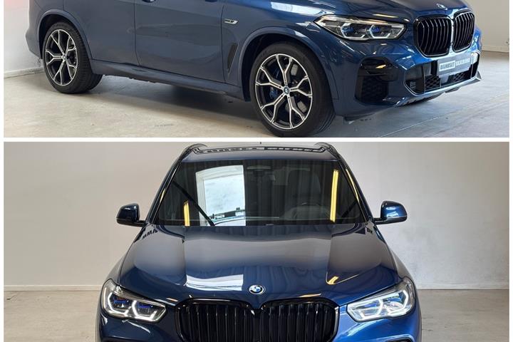 Blå BMW X5 fra 2022
