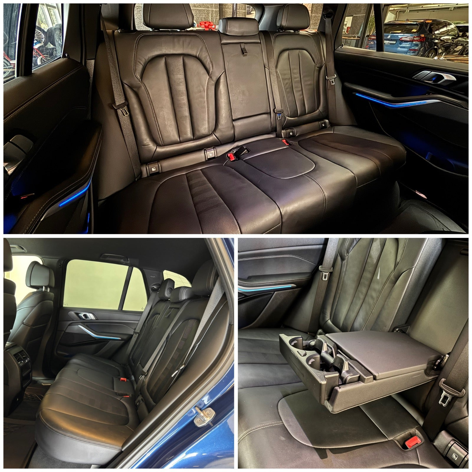 Blå BMW X5 fra 2022