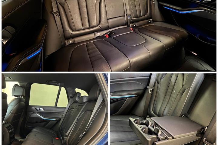 Blå BMW X5 fra 2022