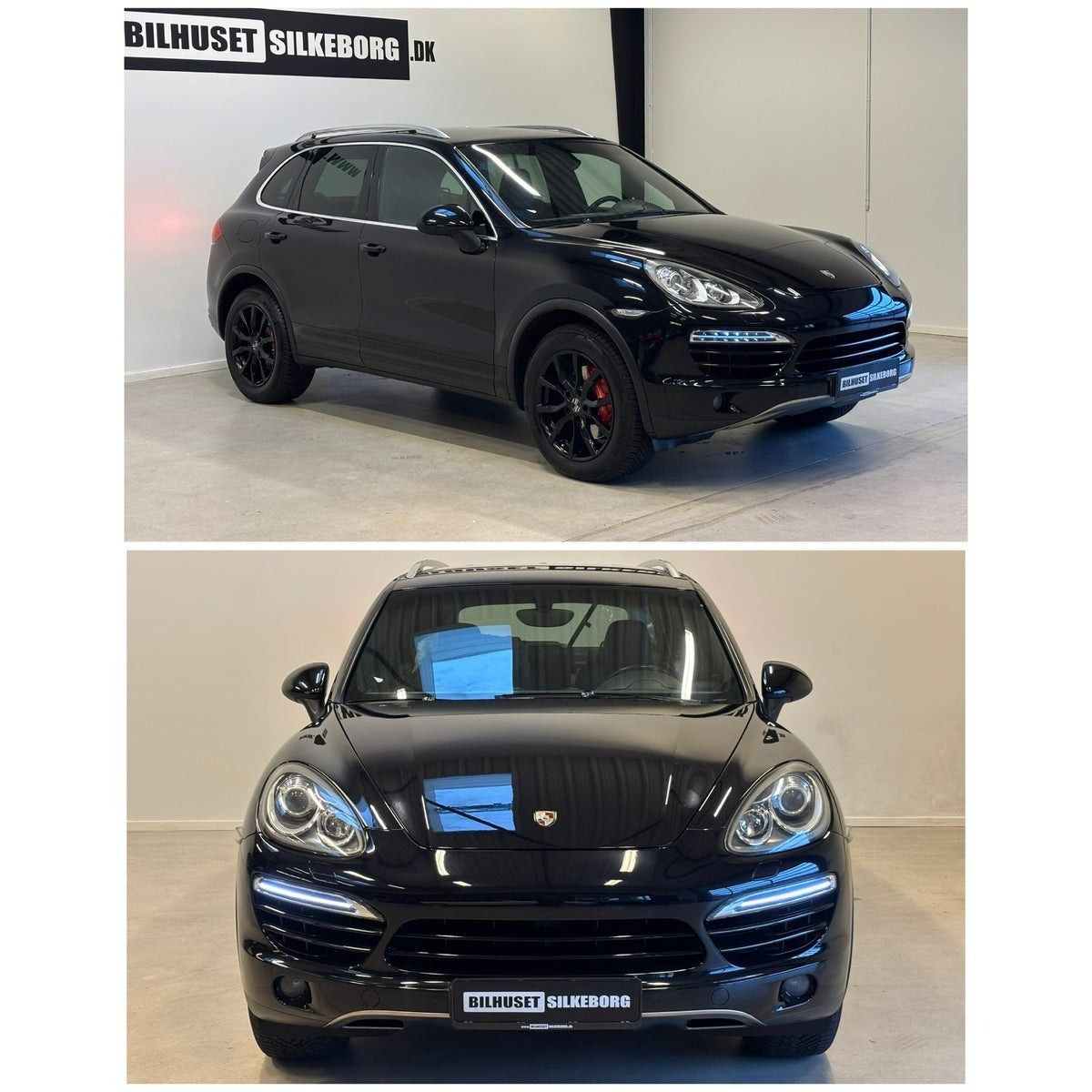 Rød Porsche Cayenne fra 2011
