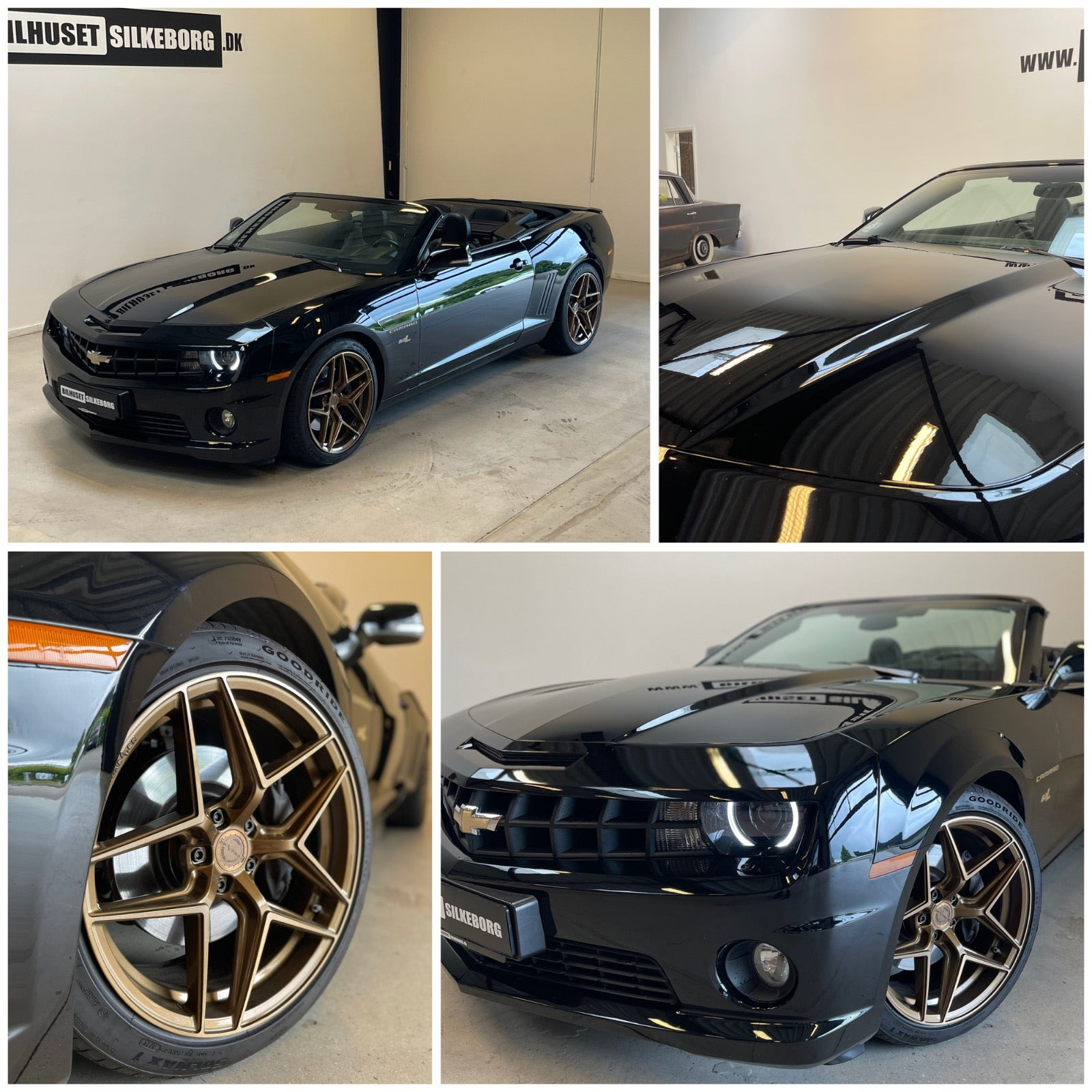 Sort Chevrolet Camaro fra 2012