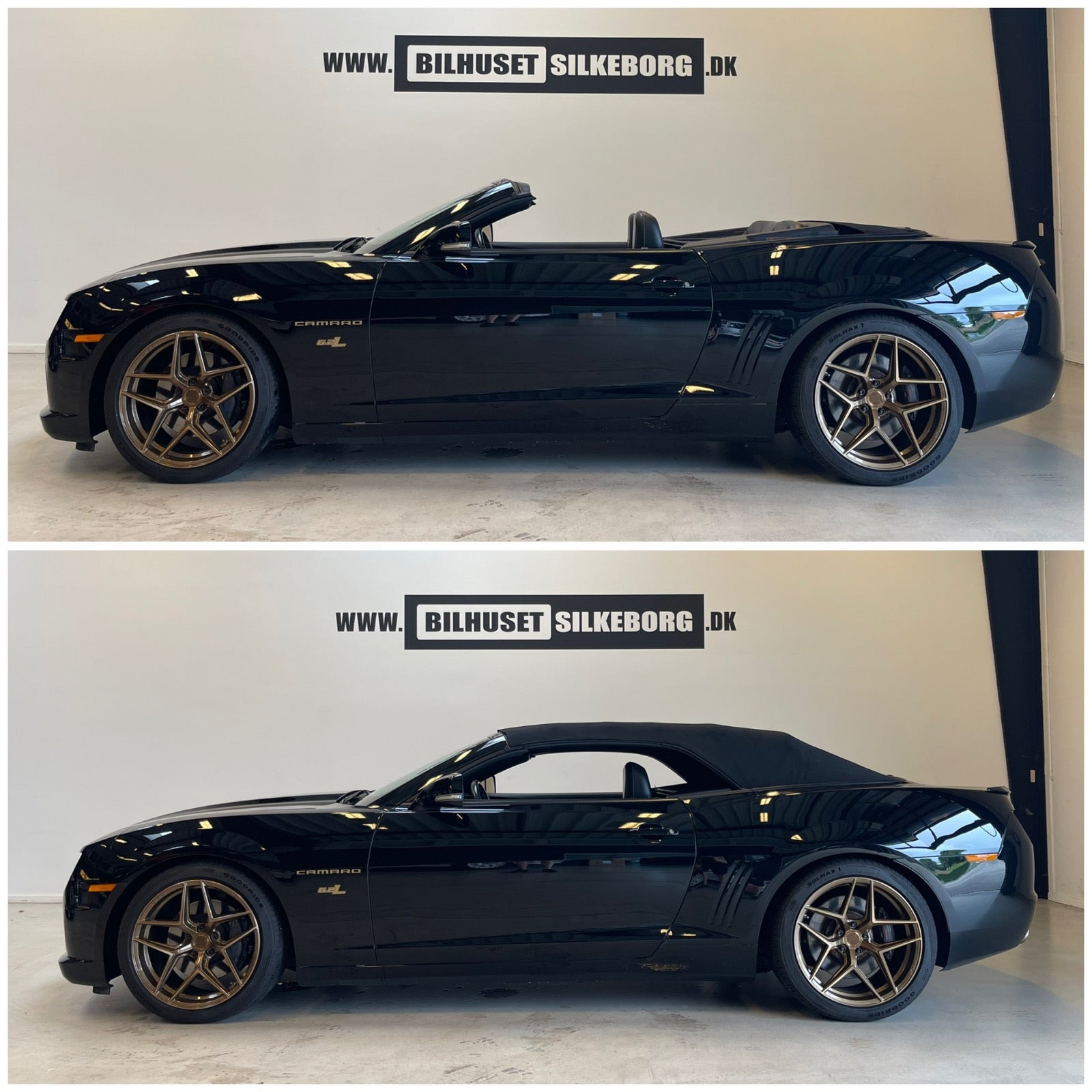 Sort Chevrolet Camaro fra 2012