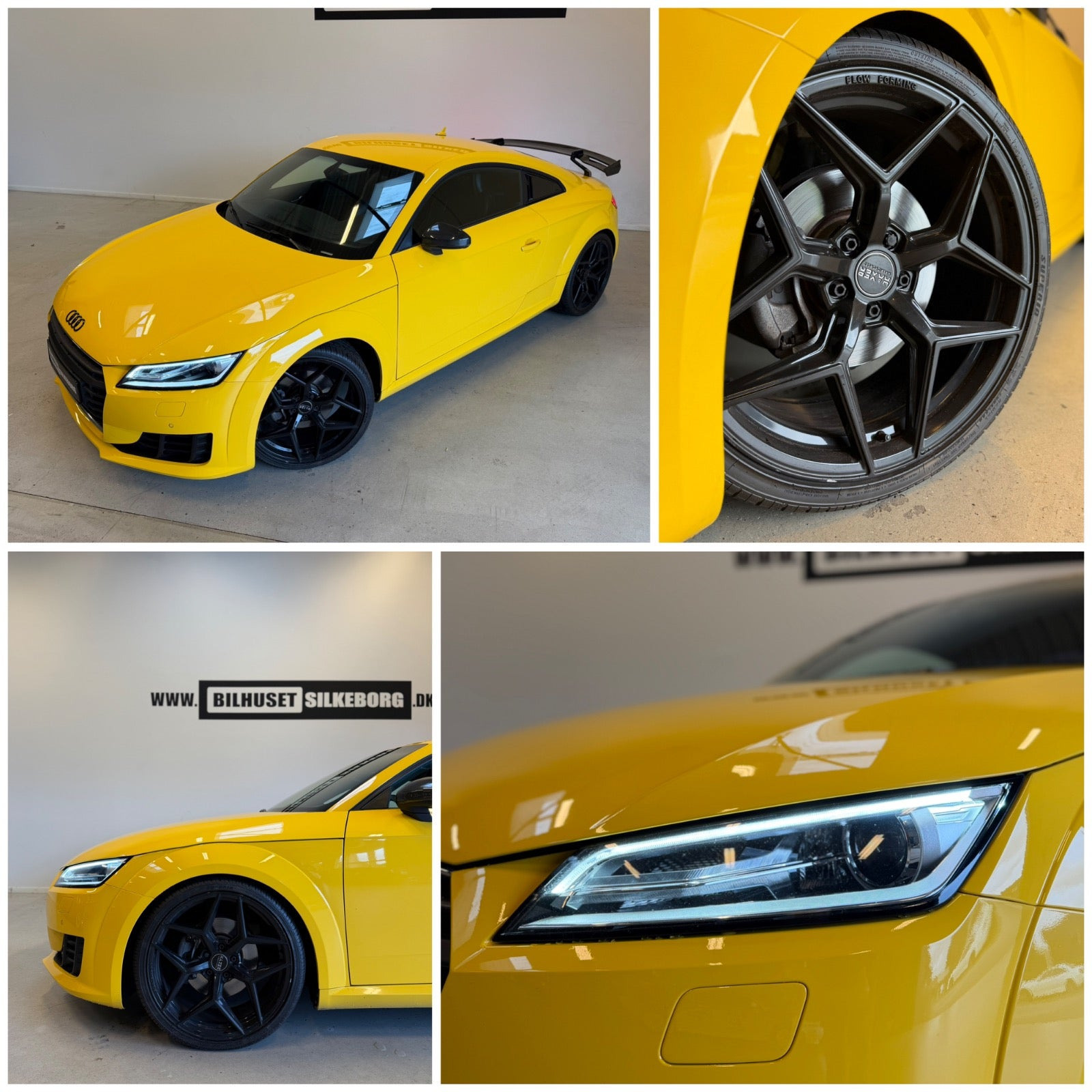 Gul Audi TT fra 2016