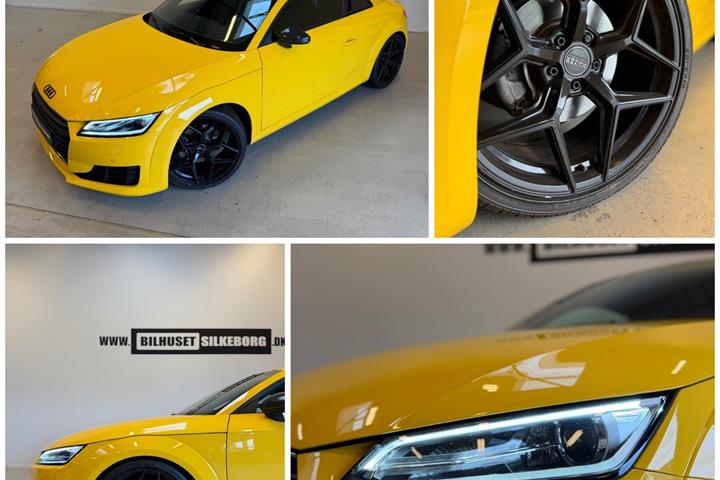 Gul Audi TT fra 2016
