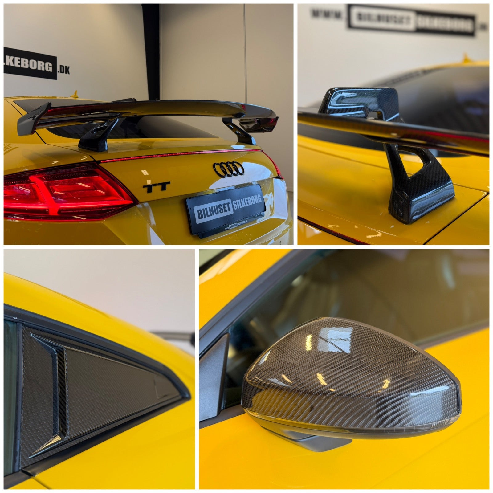Gul Audi TT fra 2016