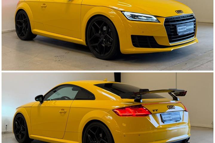 Gul Audi TT fra 2016