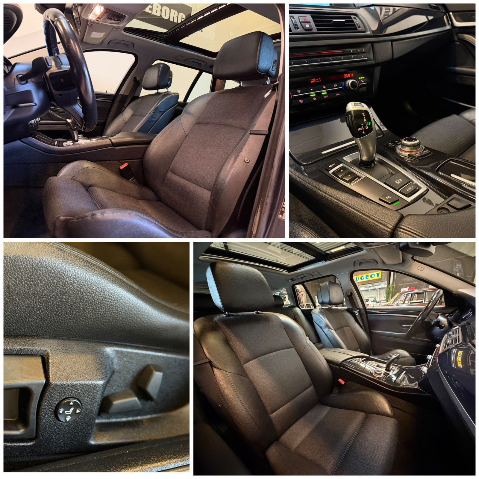 Sort BMW 520d fra 2012