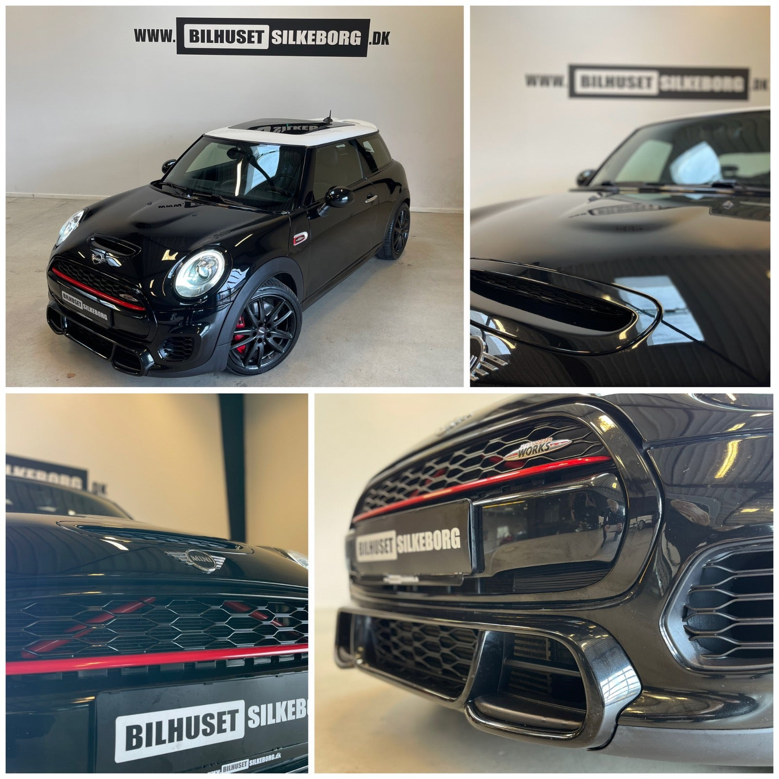 Hvid Mini Cooper S fra 2015