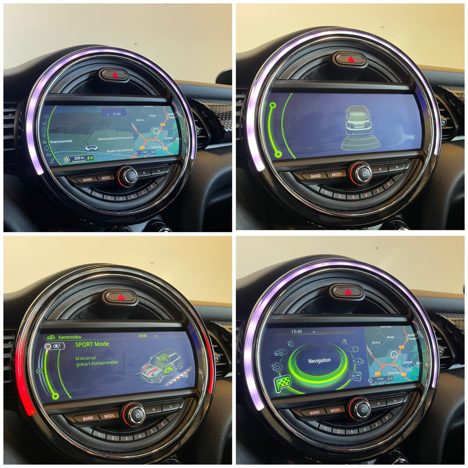 Hvid Mini Cooper S fra 2015